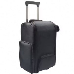 Free Sample Large professional rolling wheel <b>makeup</b> trolley <b>case</b> soft sides customize oxford manicure <b>makeup</b> bag black for - Product Image 3