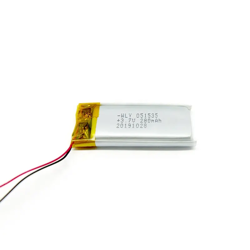 3.7V WLY Lipo battery polymer battery 051535 250mah lithium ion battery for digital machine Toys calculator sport watch