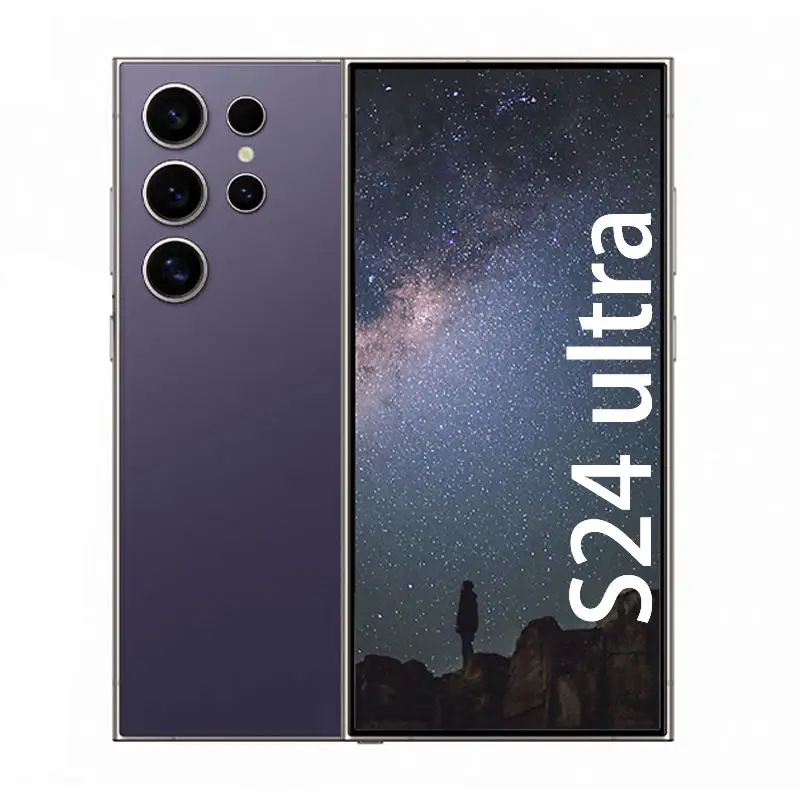 Orijinal marka-yeni oyun S24 Ultra cpu sekiz çekirdekli 12MP + 200MP Android 13 yüz tanıma yeni cep telefonu