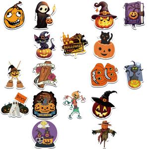 Pegatinas de PVC de Murciélagos y Calabazas de Halloween, Ecológicas, Duraderas, Personalizadas, 500 Unidades, Decoración Impermeable de Vinilo para Fiestas Infantiles, Dibujos Animados - Product Image 6