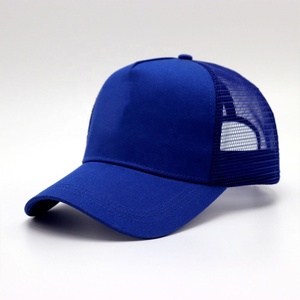 Custom Blank Baseball Caps High Fashion Design Wholesale Embroidery Logo 6 Panel Trucker <b>Hat</b> - Product Image 6