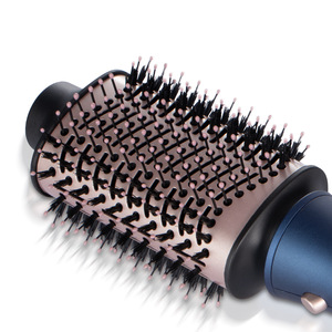 <span class=keywords><strong>Brosse</strong></span> à <span class=keywords><strong>cheveux</strong></span> électrique compacte professionnelle à air chaud avec 3 réglages de température <span class=keywords><strong>et</strong></span> fonction de bouclage, outil de coiffage - Product Image 4