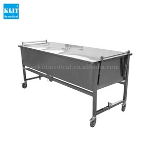 Klit mortuary <span class=keywords><strong>cadaver</strong></span> làm sạch ngâm giải phẫu nhúng mortuary thép không gỉ bóc tách bảng - Product Image 6