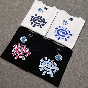 T-shirt da Uomo di Alta Qualità di Marca, Estiva, Pesante, Personalizzata, Design Vintage in Cotone Nero ADWYSD - Product Image 3