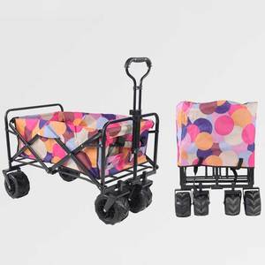 Feistel ráp có thể gập lại toa xe, bãi biển giỏ hàng công suất lớn, Nhiệm Vụ nặng nề gấp toa xe di động, đóng mở toa xe - Product Image 6