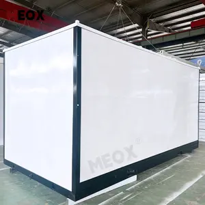 MEOX Custom Q235 9ft 16ft 19ft unidades de armazenamento de contêineres pré-fabricados auto-armazenamento de transporte portátil unidades de armazenamento de contêineres nos EUA