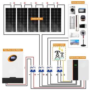 Générateur d'énergie solaire <span class=keywords><strong>1000W</strong></span> avec système de panneau photovoltaïque 6KW <span class=keywords><strong>Kit</strong></span> de refroidissement liquide Cool Fotovoltaico <span class=keywords><strong>1000W</strong></span> - Product Image 3