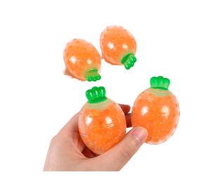 Hot Selling TPR Vegetables, Carrots, Soft Balls, Pressure Balls, <b>Bead</b> Filling, Slow Rebound, Hand Exercises, Squeezing, - Product Image 1