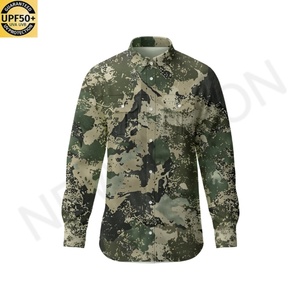 Custom Printed Fishing Shirt Anti-UV Camouflage Fishing Apparel <b>Long</b> <b>Sleeve</b> Fishing Hoodie Logo for Men and Women - Product Image 4