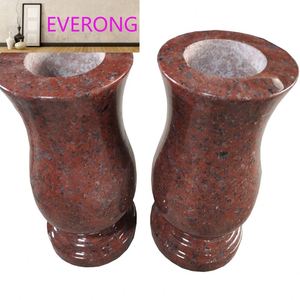 Personalized Cemetery Memorial Granite <strong>Flower</strong> <strong>Pots</strong> Vases <strong>for</strong> <strong>Graves</strong> - Product Image 2