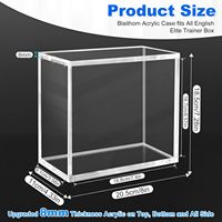 Boîte d'entraînement Elite (ETB) – Vitrine moderne en acrylique haut de gamme, personnalisable, légère, finition polie pour la décoration intérieure, sur mesure
