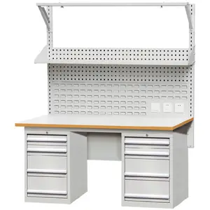 E600238 Rak perabot lemari kabinet alas multifungsi, rak dan bangku kerja kaki lurus ESD