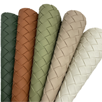 Tissu d'ameublement en cuir PVC artificiel gaufré imperméable et végétalien pour canapé, meubles, sac