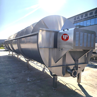 Machine de refroidissement par rotation d'équipement de pré-refroidissement d'abattage de poulet à haute performance