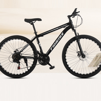 Vélo de montagne pour adultes, 24 pouces, 26 pouces, 21 vitesses, vélo tout-terrain, absorption des chocs, frein à double disque