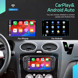 Radio para Auto Podofo con Pantalla Táctil IPS de 7'', 4+64GB, CarPlay, Android Auto, GPS/WiFi/BT/OBD2 para Ford Focus, Mondeo, C-MAX, S-MAX, Galaxy II - Product Image 2