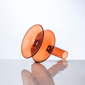 Hot Selling Multiple Sizes High Borosilicate Glass <strong>Candle</strong> Stick <strong>Holder</strong> For Wedding Decoration - Product Image 5