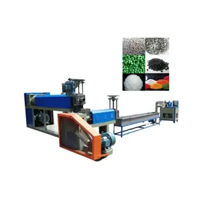 PVC PE PP Two Stage Pelletizing Granules Making Machine Recycling Plastic Extruding Extrusion Line