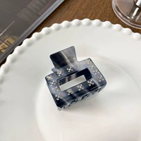NOUVEAU Petit Cube 5cm Acétate Pinces à Cheveux Haute Qualité avec Strass Pinces à Cheveux Personnalisées pour Femmes Accessoire de Cheveux