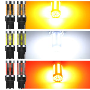 Bombilla <span class=keywords><strong>LED</strong></span> 1156 1157 7440 7443 4014 144SMD para Auto, Luz de Freno, Direccional, Reversa, Trasera, 12-24V, Carcasa Blanca, Ámbar, Roja, Negra - Product Image 4