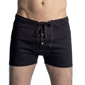 Calzoncillos Boxer de Cintura Media para Hombre, 100% Algodón Tejido, Antibacterianos, Cómodos, Sin Costuras, Logotipo en la Cintura, Talla 6XL - Product Image 5