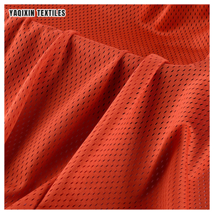 قماش رياضي H051 بوزن 200 جرام/متر مربع، نسيج شبكي سريع الجفاف، قماش بوليستر محبوك للقمصان - Product Image 5