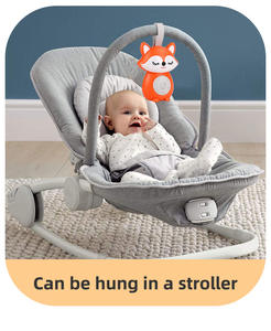 Chupete Portátil para Bebé Fox con Sonidos Relajantes, <span class=keywords><strong>Canciones</strong></span> <span class=keywords><strong>de</strong></span> <span class=keywords><strong>Cuna</strong></span> y Sonidos <span class=keywords><strong>de</strong></span> la Naturaleza - El Compañero <span class=keywords><strong>de</strong></span> Viaje y Regalo Perfecto - Product Image 3