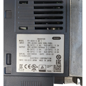 Nuevo Variador de Frecuencia (VFD) Original FR-A820-0.4K-1 Compacto de Uso General para Control de Motores Industriales Pequeños - Product Image 4