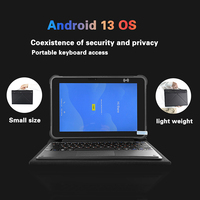 Tablette robuste OEM ST11Q3 avec lecteur de codes-barres, tablette industrielle Android 13 de 10,1 pouces avec lecteur de codes-barres 1D/2D QR, scanner d'inventaire, 5G GPS NFC