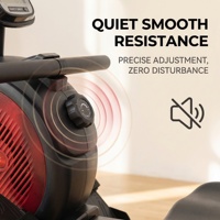 Mini rameur de gym multifonctionnel avec cadre en acier robuste pour la maison