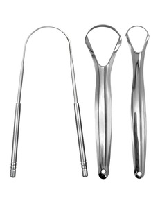 100% y tế cấp chuyên nghiệp thép không gỉ lưỡi <span class=keywords><strong>scraper</strong></span> - Product Image 6