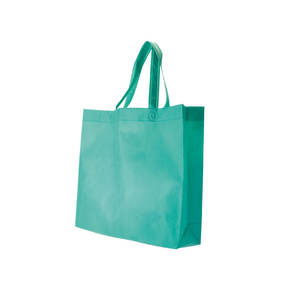 Borsa Shopping Verde TNT 38X34X10 Cm Riutilizzabile Ecologica - Product Image 1
