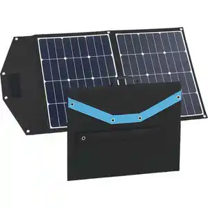 Portable Power Station Generator Cell Phones Camera Lamp 18V DC Output 90W 100W 200w Foldable Portable Solar Panel Charger Kits