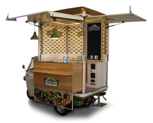 Camion de nourriture mobile électrique à vendre, kiosque de vente rapide de glaces, tricycle Ape, chariot de nourriture avec cuisine complète - Product Image 4