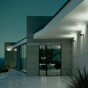 Applique murale LED linéaire incurvée moderne SENZHAO, étanche IP65, en aluminium, pour extérieur, villa, jardin, façade, lampe murale extérieure - Product Image 2
