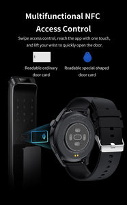 Montre intelligente Gt5 NFC avec écran de 1,28 pouce, appels Bluetooth, charge sans fil <span class=keywords><strong>Hryfine</strong></span>, Montre Reloj Inteligente Smartwatch - Product Image 5