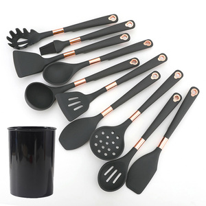 10pcs <b>Set</b> Superior Quality Silicone <b>Utensil</b> <b>Kitchen</b> <b>Set</b> Sale - Product Image 1