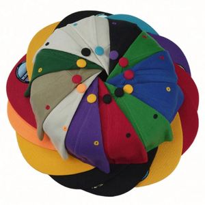 Wholesale 6 Panel Flat Brim Gorras High Profile Plain Basketball Cap Hiphop Style Sports Snapback <b>Hat</b> - Product Image 1