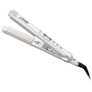 Lisseur de cheveux électrique en céramique, double usage, lissage et bouclage, ions négatifs, contrôle intelligent de la température, portable, pour la maison - Product Image 4