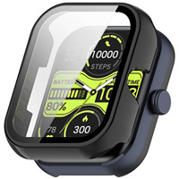 Coque de protection intégrale en PC rigide avec film trempé anti-rayures compatible avec la montre HAYLOU Watch4