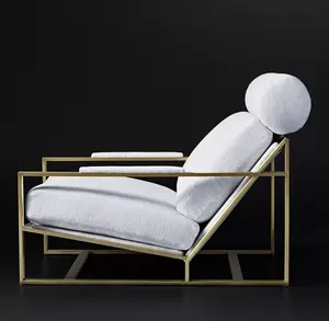 Sassanid Hot Sales Amerikaanse Ontwerp Stijl Enkele Fauteuil Moderne Voor Woninginrichting Luxe <span class=keywords><strong>Milo</strong></span> <span class=keywords><strong>Lounge</strong></span> Stof Stoel - Product Image 4