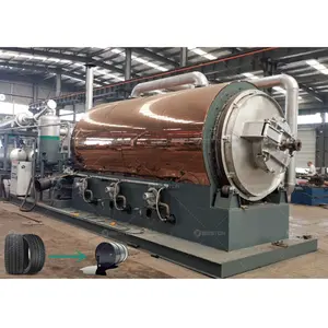 Beston Group Rubber Processing Machinery Waste Plastic Rubber Pyrolysis Plant to Fuel Oil