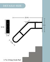 Modernes Design Eisen Aluminium Handläufe für Außen stufen Lowes Handläufe für Treppen