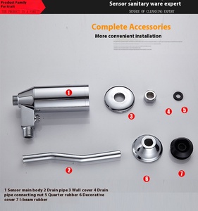 Tự động cảm biến nhà vệ sinh nước tiểu tuôn ra van phòng tắm hồng ngoại thông minh Vòi nước vòi nước tiểu cảm biến tuôn ra van - Product Image 5