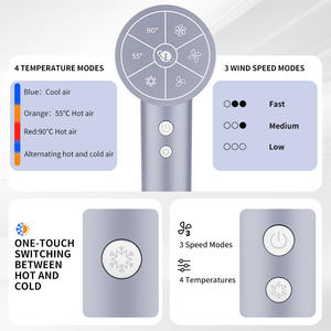 1800W iyonik yüksek hızlı saç kurutma makinesi 120,000 RPM dokunmatik ekran Salon & otel kullanımı OEM marka - Product Image 3