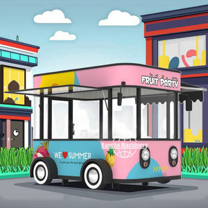 Remorque de restauration entièrement équipée, hamburger, dinde, barbecue, crème glacée, camion de restauration rapide, remorques de restauration commerciales à vendre - Product Image 1