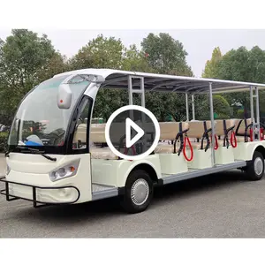 CE证书11 14座乘客城市车辆旅游班车运输电动车观光巴士出售
