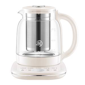 Supor Health Pot Bouilloire en verre de 1,5 L avec contrôle de la température intérieure en titane pur et arrêt automatique pour faire bouillir le thé et l'eau - Product Image 1