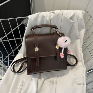 <span class=keywords><strong>Sac</strong></span> <span class=keywords><strong>à</strong></span> <span class=keywords><strong>dos</strong></span> décontracté en PU et polyester pour <span class=keywords><strong>femme</strong></span>, style universitaire, nouvelle mode 2026, petit <span class=keywords><strong>sac</strong></span> <span class=keywords><strong>à</strong></span> bandoulière - Product Image 2