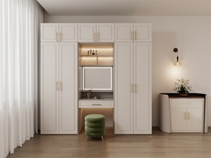 Armadio in legno con porte del fienile camera da letto Vintage armadio mobili per soggiorno - Product Image 6